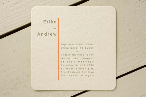 Metro Wedding Invitations