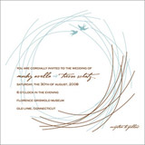 Nest Wedding Invitations, by Oblation