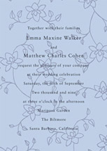 Parlour Wedding Invitations, by Oblation