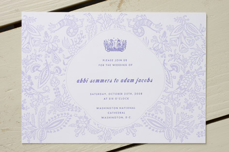 Edwardian Wedding Invitations