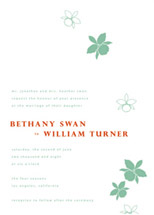 Modern Bloom Wedding Invitations, by Paper + Cup