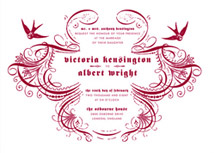 Victorian Wedding Invitations, by Paper + Cup