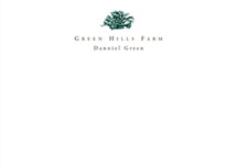 Green Hills Personalized Stationery, by Prentiss Douthit