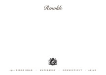 Renolds Personalized Stationery, by Prentiss Douthit