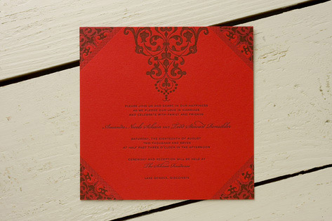 Winter wedding invitations don 39t need to embrace only the classic snowflake