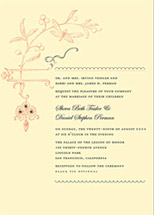 French Garden Wedding Invitations, by Peculiar Pair Press