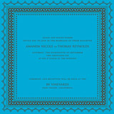 Mosaic Wedding Invitations, by Peculiar Pair Press