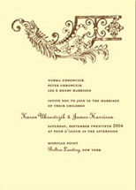 Nostalgia Wedding Invitations, by Peculiar Pair Press