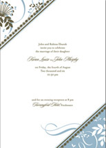 Tennyson Wedding Invitations, by Peculiar Pair Press