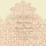 Vintage Lace Wedding Invitations, by Peculiar Pair Press