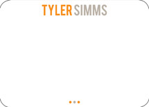 Tyler - Duplex Personalized Stationery, by Twig & Fig