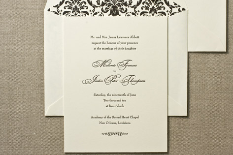 Rambling Vine Wedding Invitations