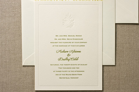 Victorian Tree Wedding Invitations