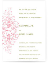 Cassady Wedding Invitations, by Wiley Valentine