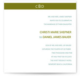 Christi Wedding Invitations, by Wiley Valentine