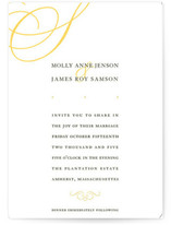 Molly Wedding Invitations, by Wiley Valentine