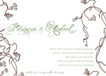 Adrianna Wedding Invitations, by Wiley Valentine