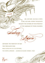 Calligraphy Chic Wedding Invitations, by Wiley Valentine