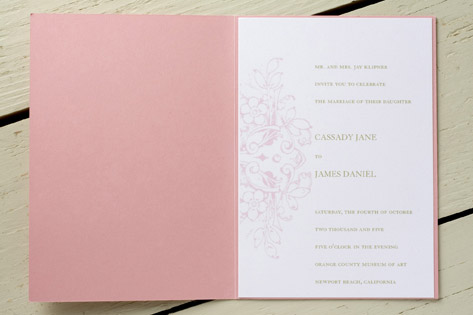 Cassady Wedding Invitations