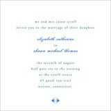 Elizabeth Wedding Invitations, by Wiley Valentine