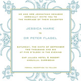 Flagel Wedding Invitations, by Wiley Valentine