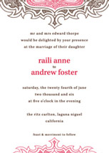 Foster Wedding Invitations, by Wiley Valentine