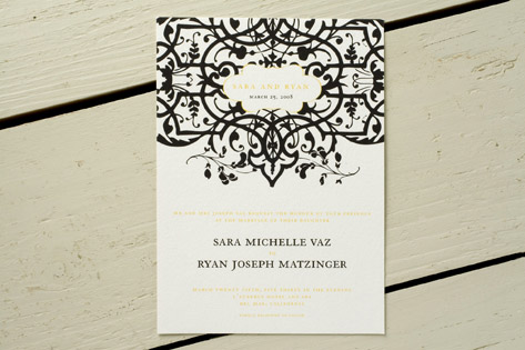 Matzinger Wedding Invitations