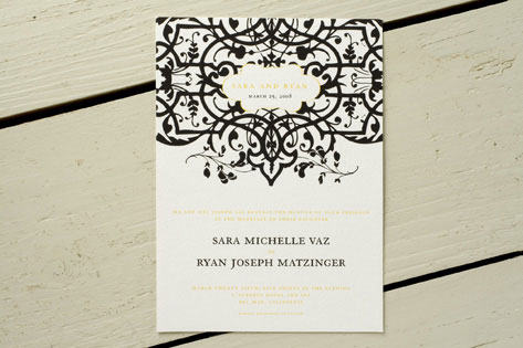Matzinger Wedding Invitations by Wiley Valentine