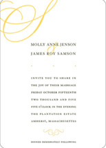 Molly Wedding Invitations, by Wiley Valentine