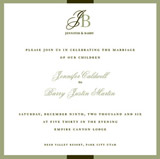 Martin Wedding Invitations, by Wiley Valentine