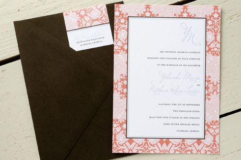 Yolanda Wedding Invitations by Wiley Valentine Yolanda Wedding Invitations