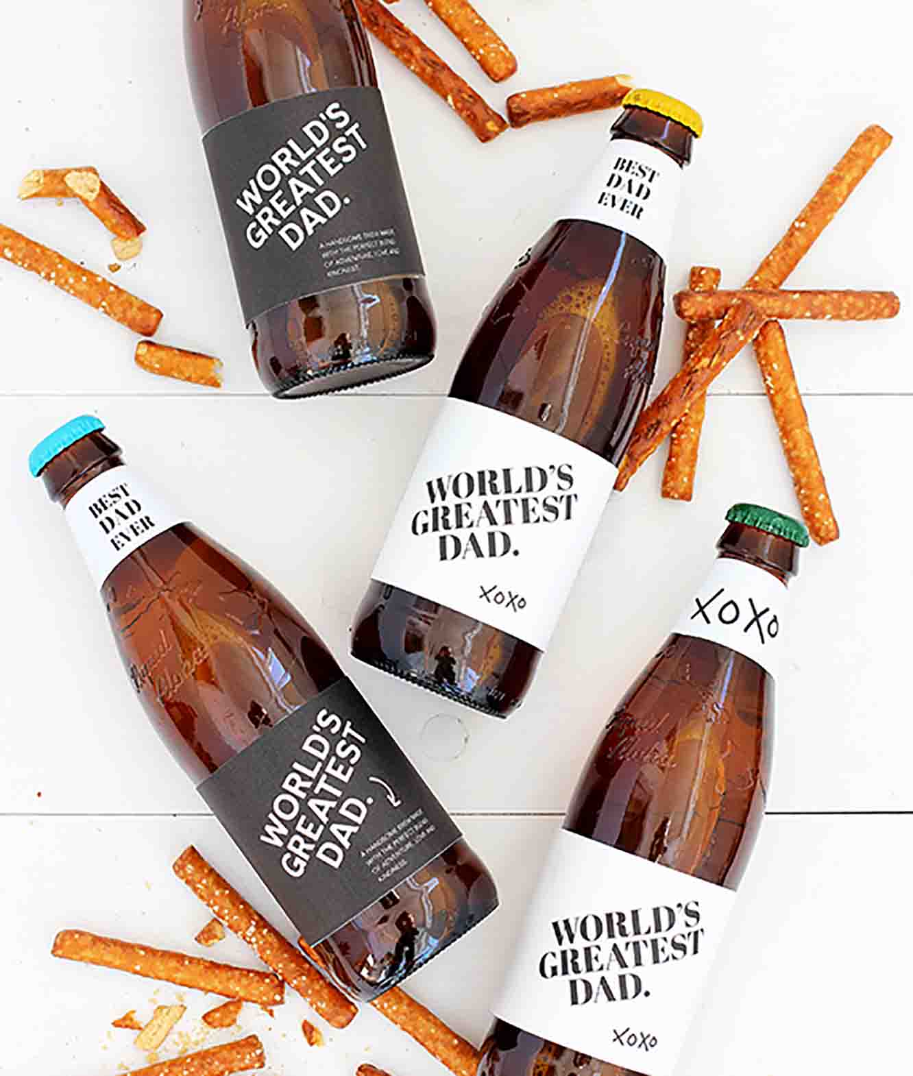Fathers Day Printable Beer Bottle Labels Fathers Day Printable Beer 