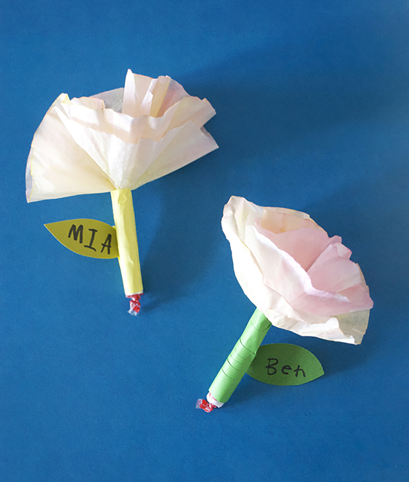 DIY Valentine's Day Paper Flowers