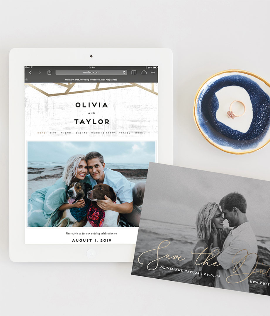 about us wedding website examples