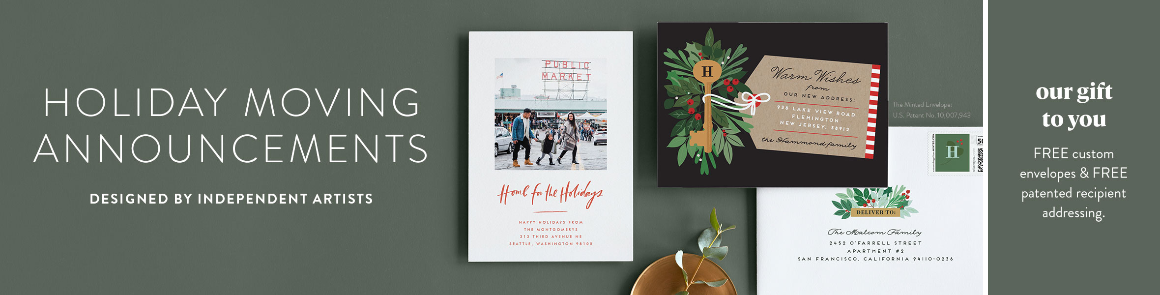 Holiday Moving Announcements Minted
