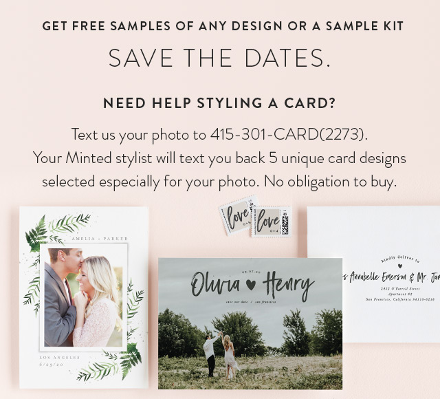 Save the Date Cards Minted