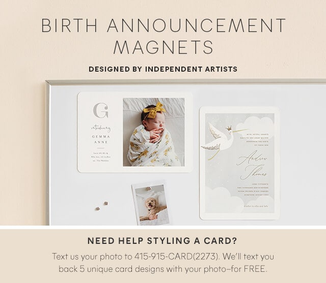 Birth Announcement Minted