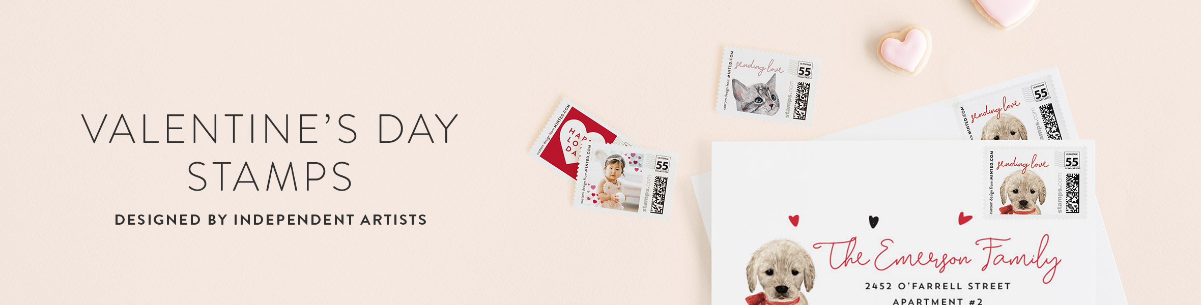 Valentine's Day Stamps Minted