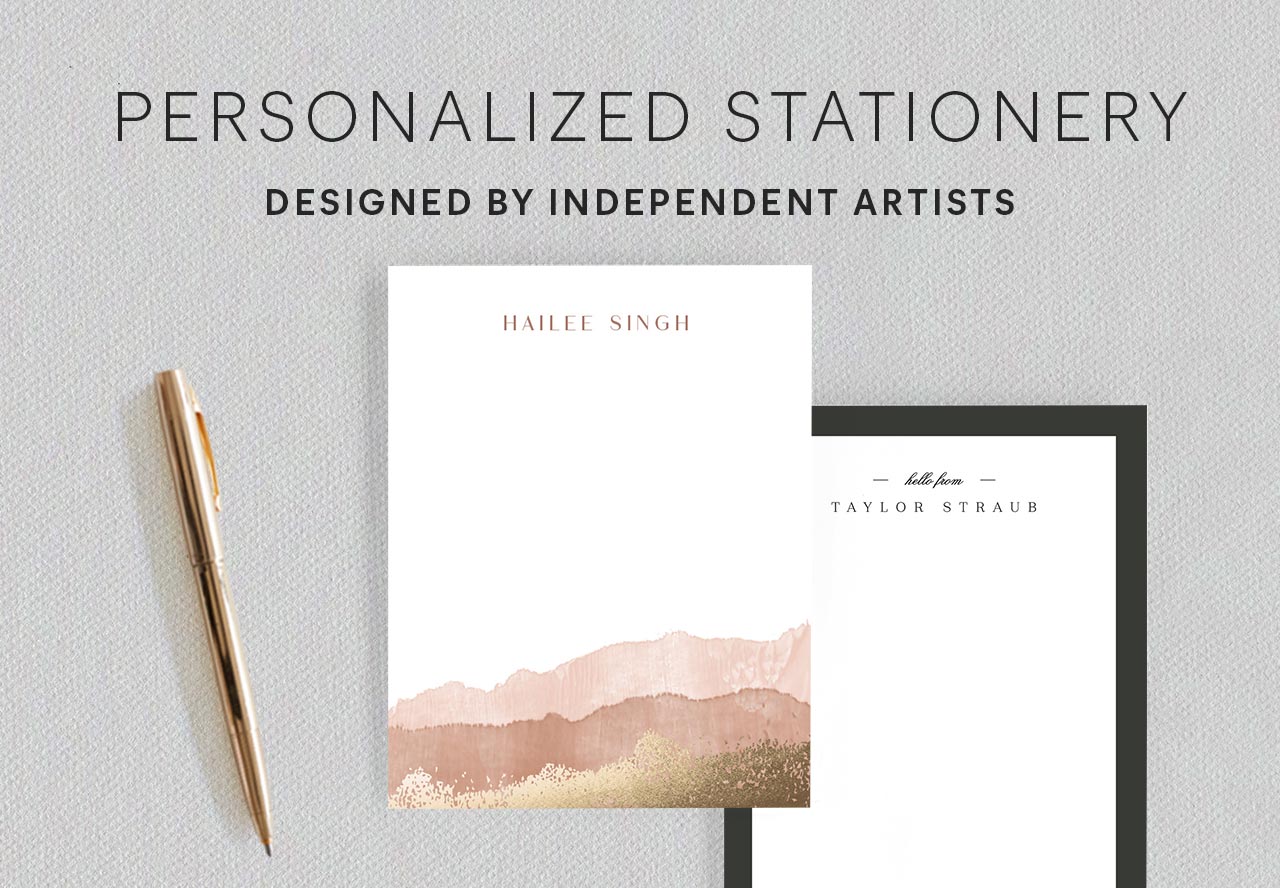 Personalized Stationery Minted