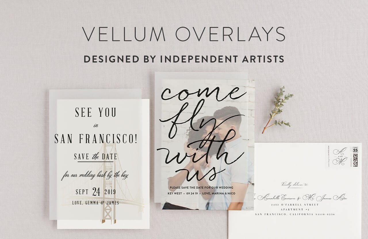 Vellum Wedding Invitations Minted