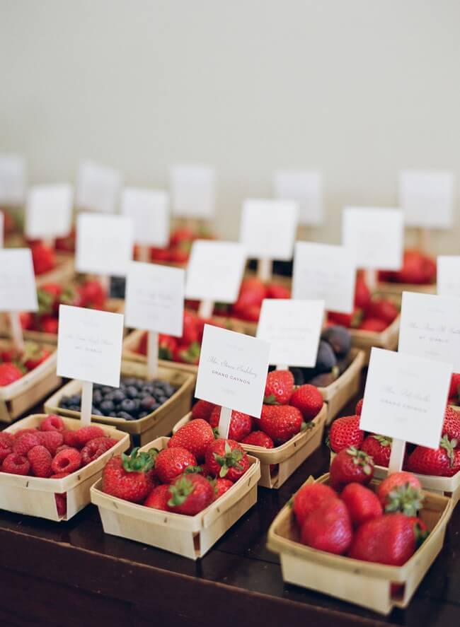 Fruit Baskets Seating Display