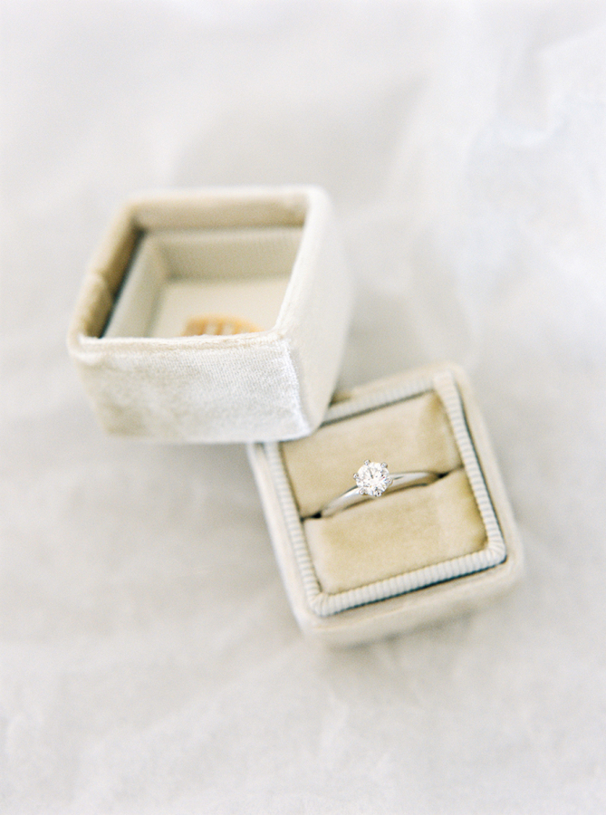 engagement ring in box