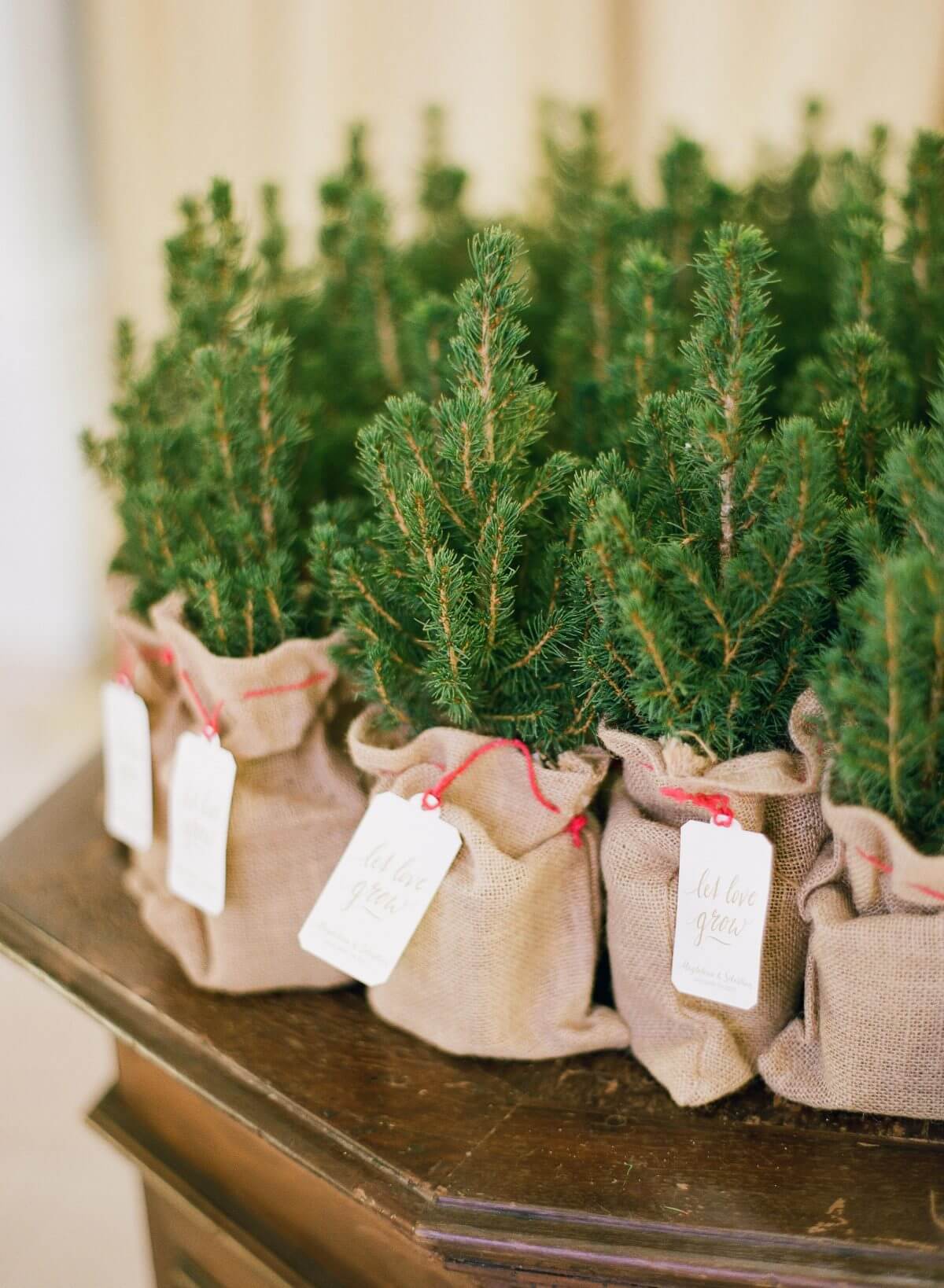 winter wedding favors