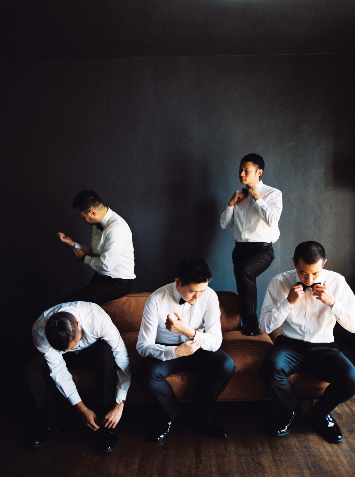 groomsmen wearing suits