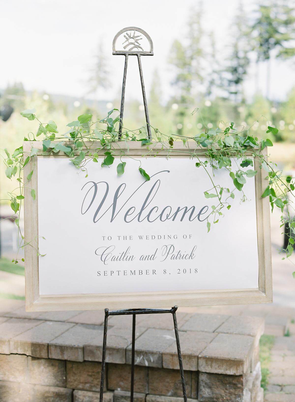 Framed Welcome Sign