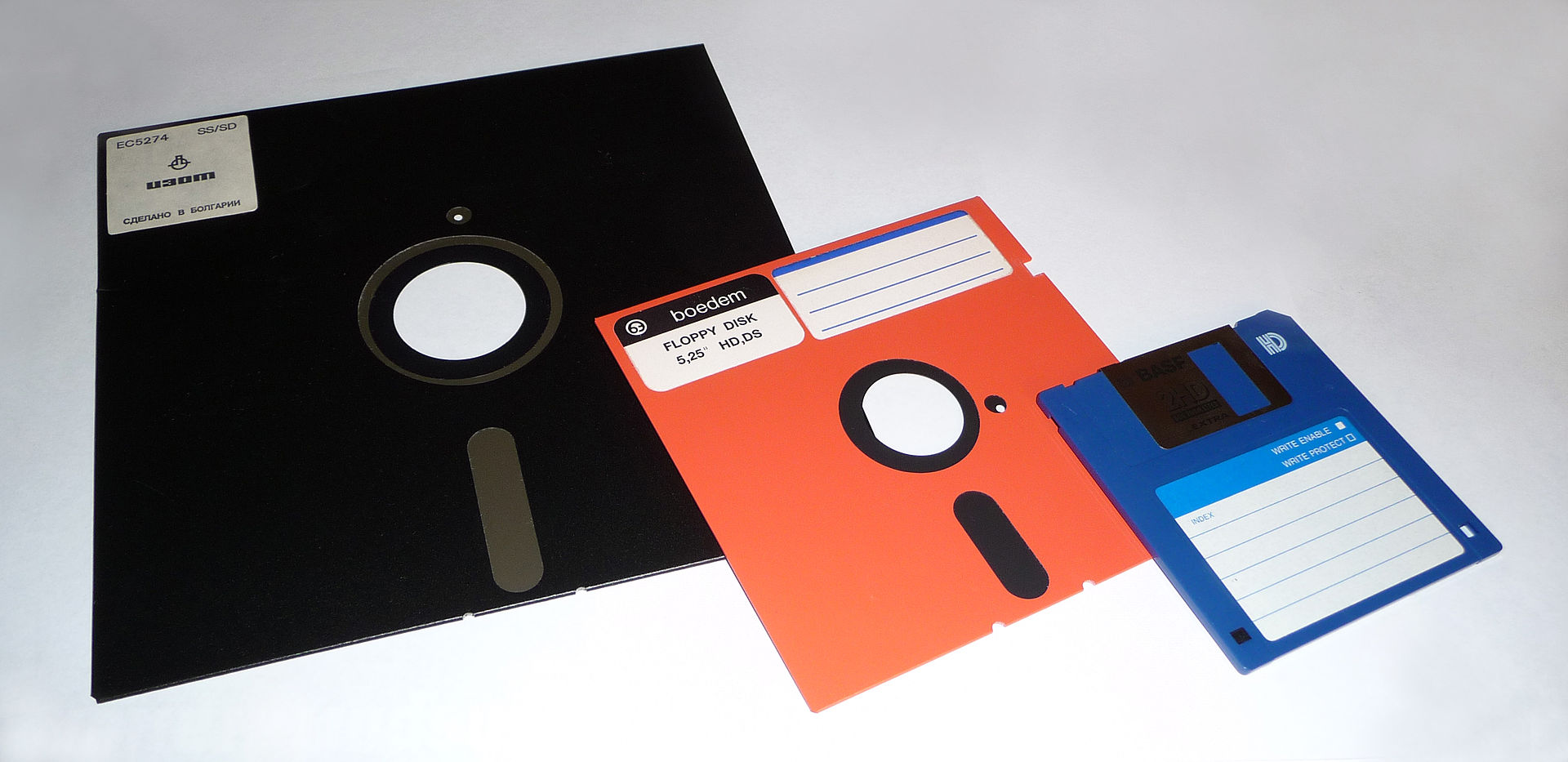 Floppy Disk image via Wikipedia