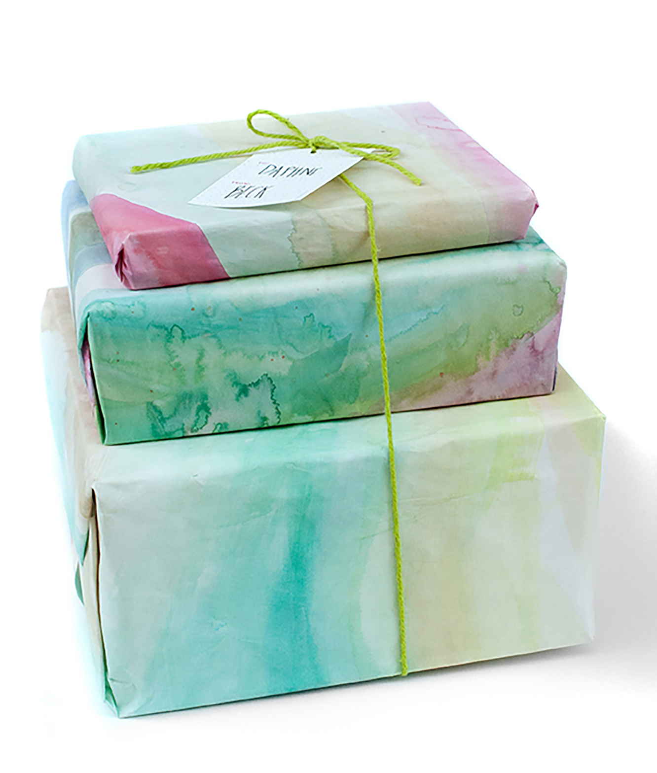 DIY: Watercolor Gift Wrap