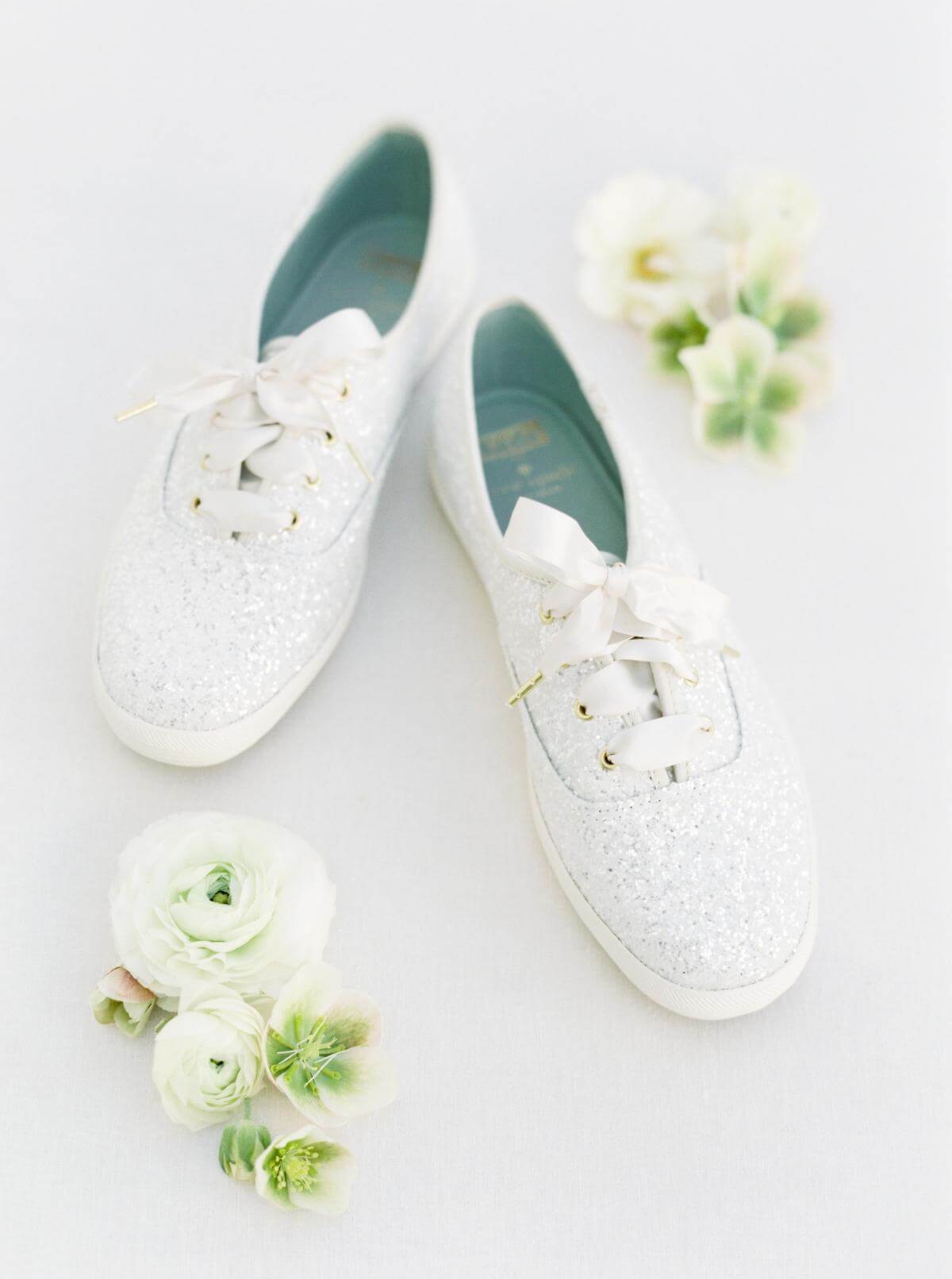 pair of white shoes