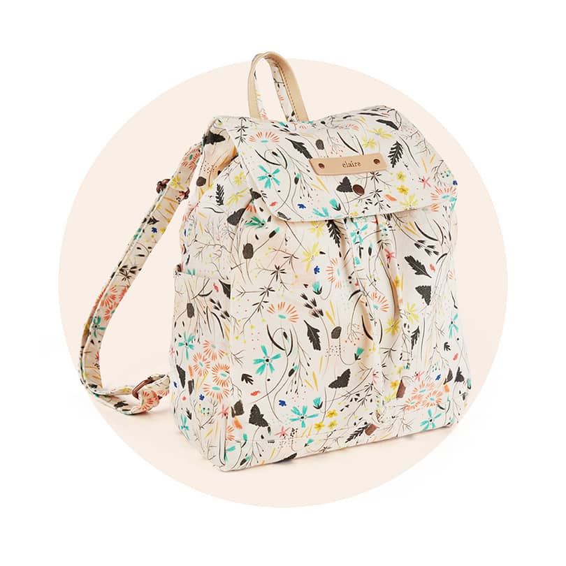 Personalizable Canvas Snap Backpacks