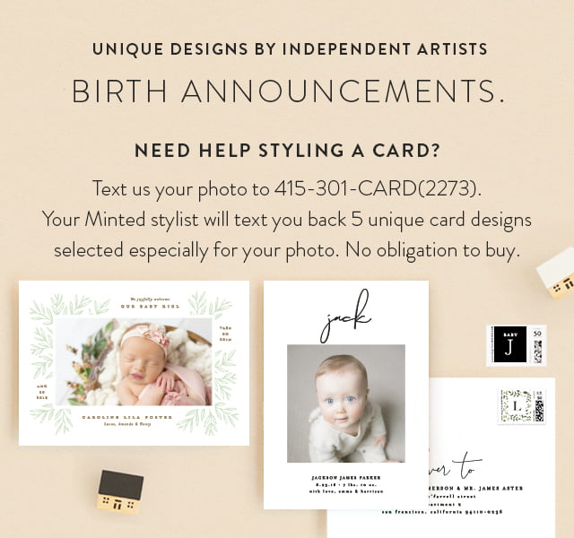 Birth Announcements Minted